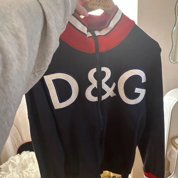 D&G Navy Zip-Up Jacket - Picture 1 of 5